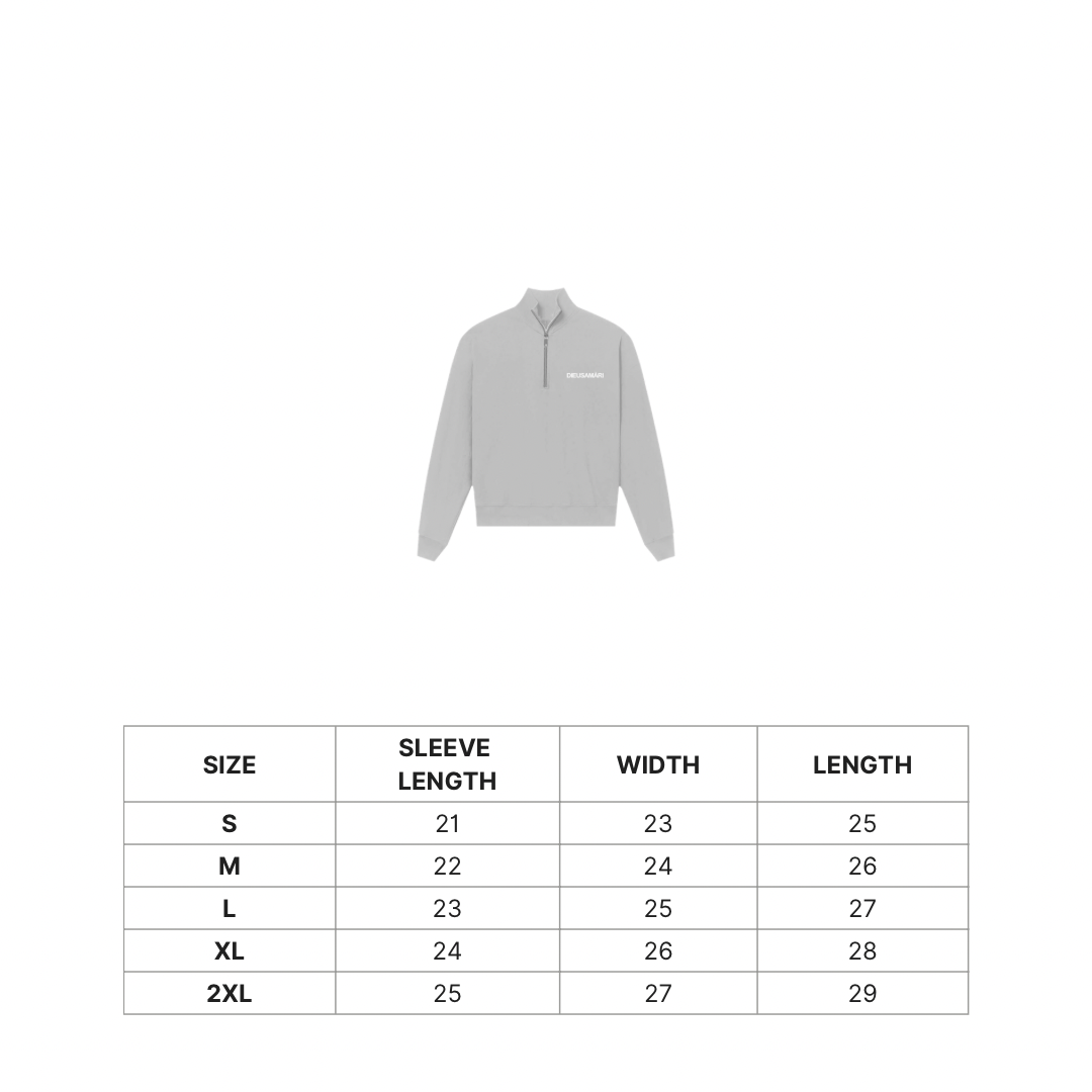 DIEUSAMÀRI QUARTER-ZIP