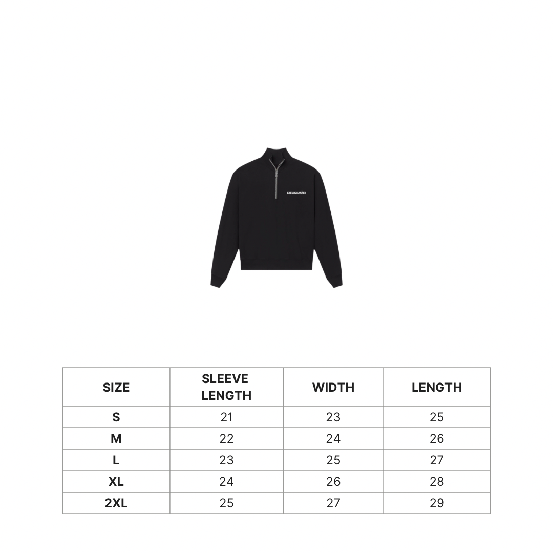 DIEUSAMÀRI QUARTER-ZIP